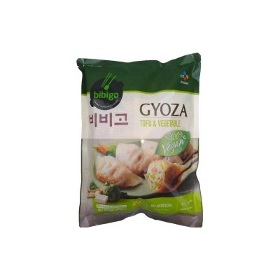 Bibigo Gyoza dumplings vegan tofu & vegetable mražené veganské knedlíčky taštičky plněné tofu a zeleninou 600 g