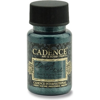 Farba na textil CADENCE DORA 50 ml metalická petrolejová
