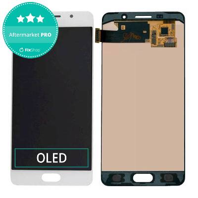 LCD displej + Dotykové sklo Samsung Galaxy A5 A510F (2016) White Aftermarket PRO