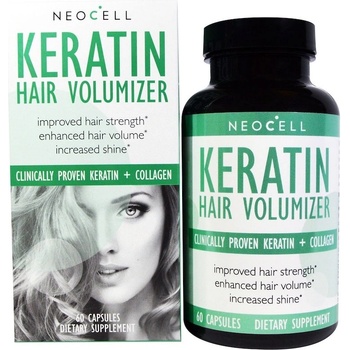 Image 1 of Neocell Neocell-Кератин Hair Volumizer - Формула за коса 60 капсули