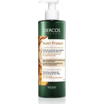 Vichy Подхранващ и възстановяващ шампоан за суха и изтощена коса , Vichy Dercos Nutrients Nutri Protein Shampoo 250ml