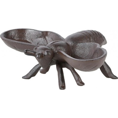 Esschert Design Napájadlo pre vtáky Bee 6,5 x 20 cm liatina hnedá