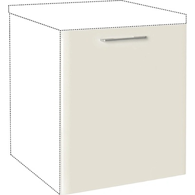 Matis Врата за съдомиялна машина с дръжка IN MDF Mask 60x72 бежов гланц