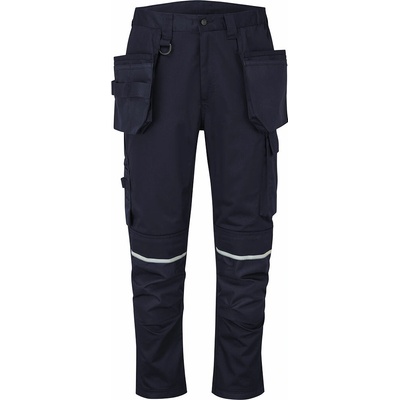 PortWest WX2 CD845 ECO CRAFT Holster Strečové keprové kalhoty do pasu navy