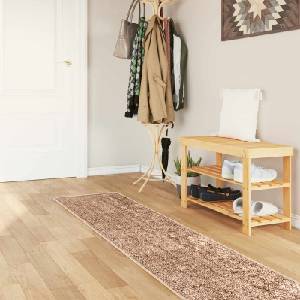 vidaXL Каса за килим MARSA Кафяво 50 x 300 см Полиестер и PVC (42023209)