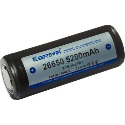 KEEPPOWER 5500mAh Li-ION 3,7V ICR26650-550PCM