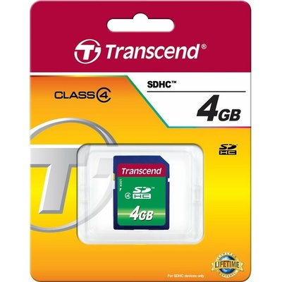 Transcend SDHC 4GB class 4 TS4GSDHC4