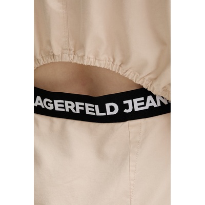 Karl Lagerfeld Jeans рокля тип риза памучна (B2W13035)