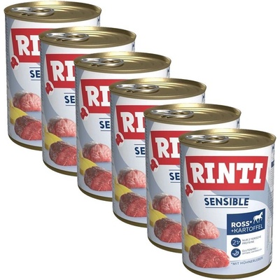 Rinti Sensible Adult kôň pečeň & zemiak 6 x 400 g