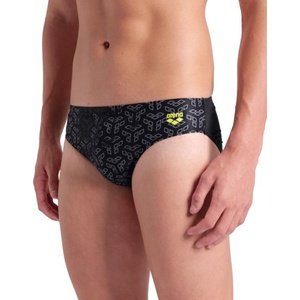arena performance monogram swim briefs black s - uk32