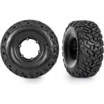 Traxxas гума 2.2/3.2 Maxx Slash belted, диск черен външен (за #10274, 10276) (2)