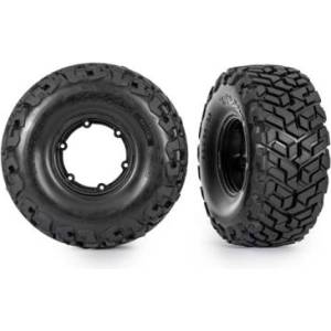 Traxxas гума 2.2/3.2 Maxx Slash belted, диск черен външен (за #10274, 10276) (2)