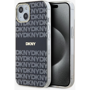 DKNY PC/TPU Repeat Pattern Tonal Stripe Magsafe Back Cover за iPhone 15 Black DKNY DKNY | Cheren | ЖЕНИ | UNI