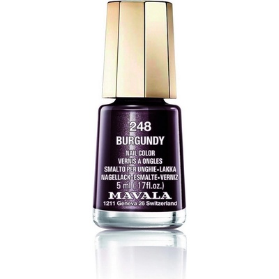 Mavala minicolor Nail Care Lak na nehty 248 Brugundy 5 ml
