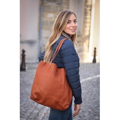 Kabelka Penelope TOTE bag koňak