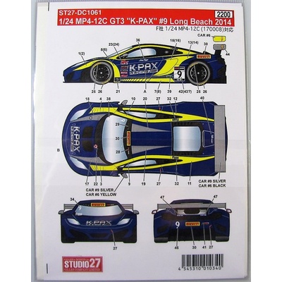 Studio27 McLaren MP4-12C GT3 Long Beach – Hledejceny.cz