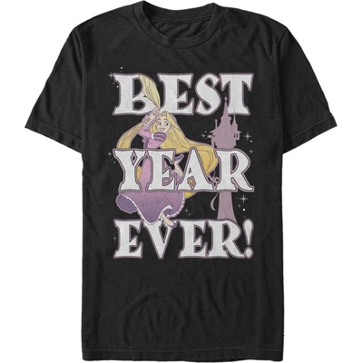 ZOOT. Fan Черна мъжка тениска Disney Рапунцел Най-добрата година ZOOT. Fan | Cheren | МЪЖЕ | L