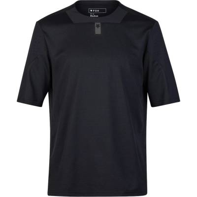 FOX Racing Мъжка фланелка с къс ръкав за колоездене FOX Racing Defend S/S Jersey Cycling jersey - Black - размер M (056-3990-0112)