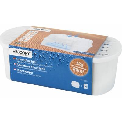 Everbrand pohlcovač vlhkosti Absodry Big Compact pre miestnosť do 80 m3, 1000 g