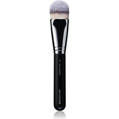 BrushArt Professional B1 Flat foundation brush štětec na tekutý make-up B1 1 ks
