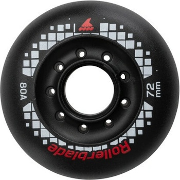 Rollerblade Wheels 72 mm 80A 4 ks