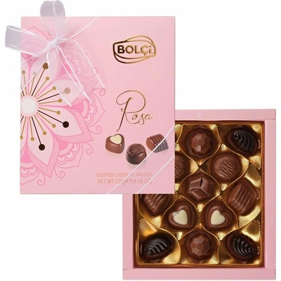Bolci Rosa Pastel mix pralinek s dárkovou taškou 130 g