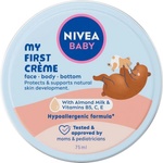 Nivea Baby Бебешки крем за лице и тяло My First Creme, 75 ml