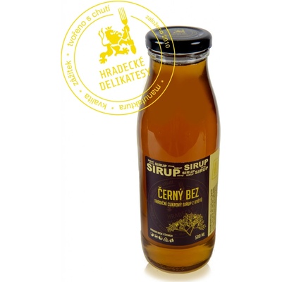 Hradecké delikatesy Bezový sirup 0,5 l