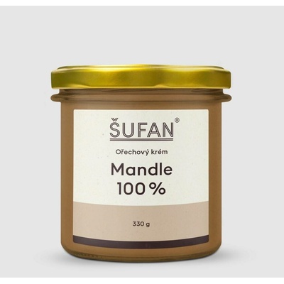 Šufánek Mandle pražené mělněné Mandlový krém 330 g