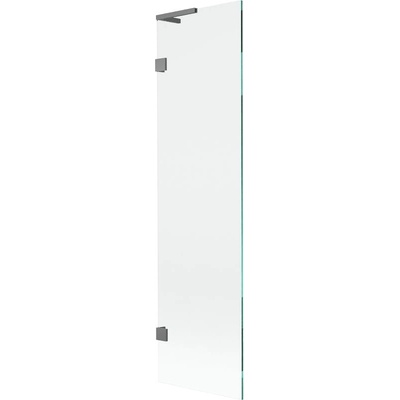 Mexen Lunar L параван за вана 1-крилен 50 x 150 см, прозрачен, gun metal - 897L-050-000-95-00 (897L-050-000-95-00)