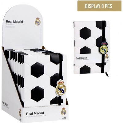 CERDÁ A5 polstrovaný sešit Real Madrid fotbalový design