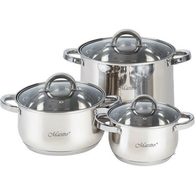 Maestro Sada hrncov MR-2120-6L nerezová oceľ 6 el