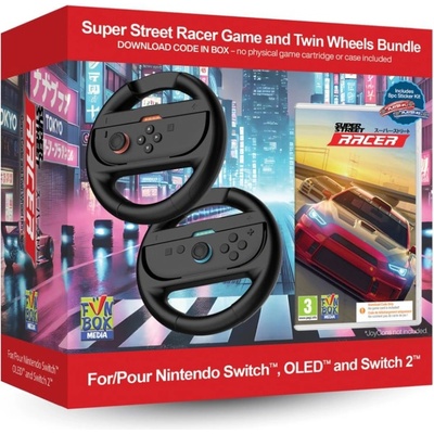 Funbox Media Super Street Racer [Twin Wheels Bundle] (Switch)