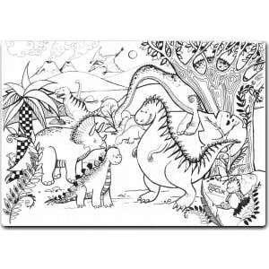 strigo Transparent mat Dinosaurs Funny Mat STRIGO