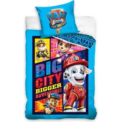 Carbotex obojstranné obliečky Paw Patrol Movie 140x200 70x90