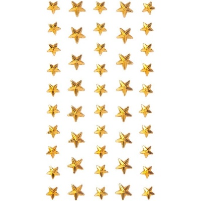 DP Craft Samolepící kamínky hvězdy zlaté 46ks – Zboží Dáma