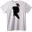 NOONEBRAND Тениска I Love You Silhouette - S, White