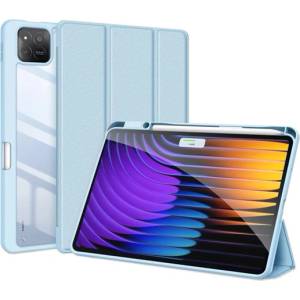 Dux Ducis Xiaomi Pad 8 Pro / Pad 8 / Pad 7 Pro DUX DUCIS TOBY калъф със стойка, с ефект на кожа, активен FLIP, държач за стилус, СВЕТЛОСИНЬО (GP-168770)