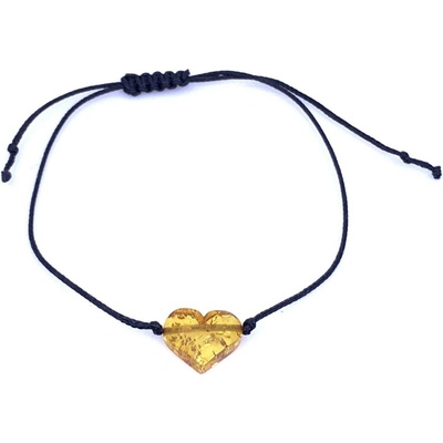 Jan Kos jewellery Šňůrkový náramek s jantarem STA-8338/SKA16