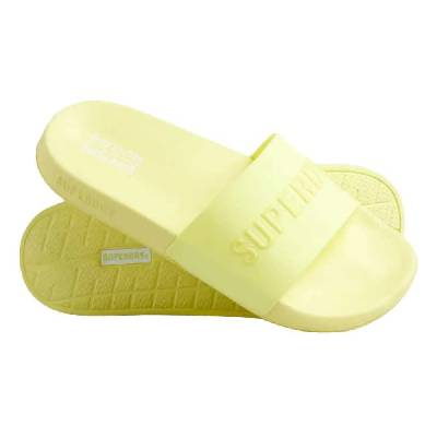 Code Logo Vegan slides - Yellow (Sunny Lime Green)