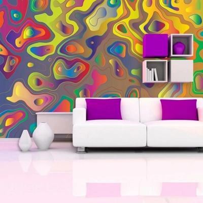 Tapeta SABLIO Barevné skvrny, rozměry 336x220 cm