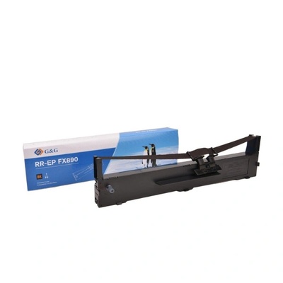G&g - ninestar ЛЕНТА ЗА МАТРИЧЕН ПРИНТЕР EPSON FX-890 (FX890)/LQ-590 (LQ590) - SO15329 / SO15337 - Black - PN RR-EP-FX890-BK - 15 m x 12, 7 mm - G&G (SO15329 SO15337 VP880RC)