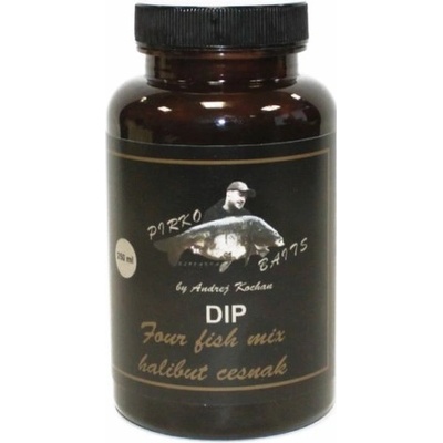 Pirko Baits Dip Four fish Halibut cesnak 250 ml