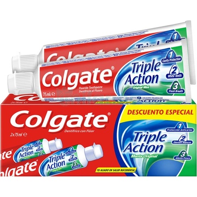 Colgate Triple Action 2 x 75 ml