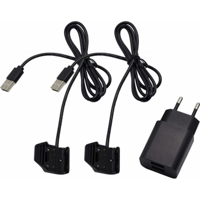 DogTrace Napájecí adaptér duální s USB kabely a klipsy DOG GPS