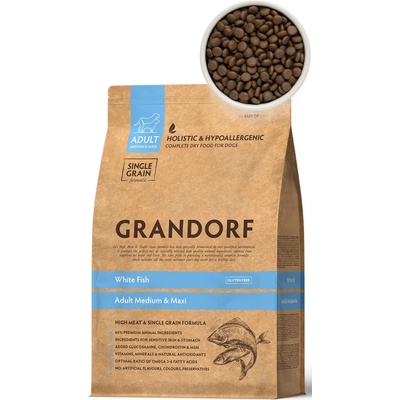 Grandorf White Fish Adult Medium Maxi Breed 3 kg