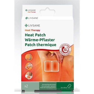 LIVSANE Heat therapy hřejivá náplast 2 ks