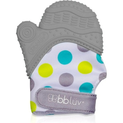 Bblüv Glüv dětská kousací rukavice Aqua Grey