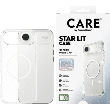 Panzer Гръб Care by PanzerGlass за iPhone 17 Air, Flagship Case Urban Explorer Star Lit w. White MagSafe