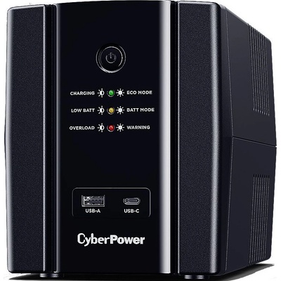 CyberPower Токозахранващо устройство CyberPower UPS AVR 2200VA, Line-Interactive, 4x Schuko, Runtime 70min при 90W (UT2200EG)